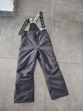 Pantalon de ski noir 134/140