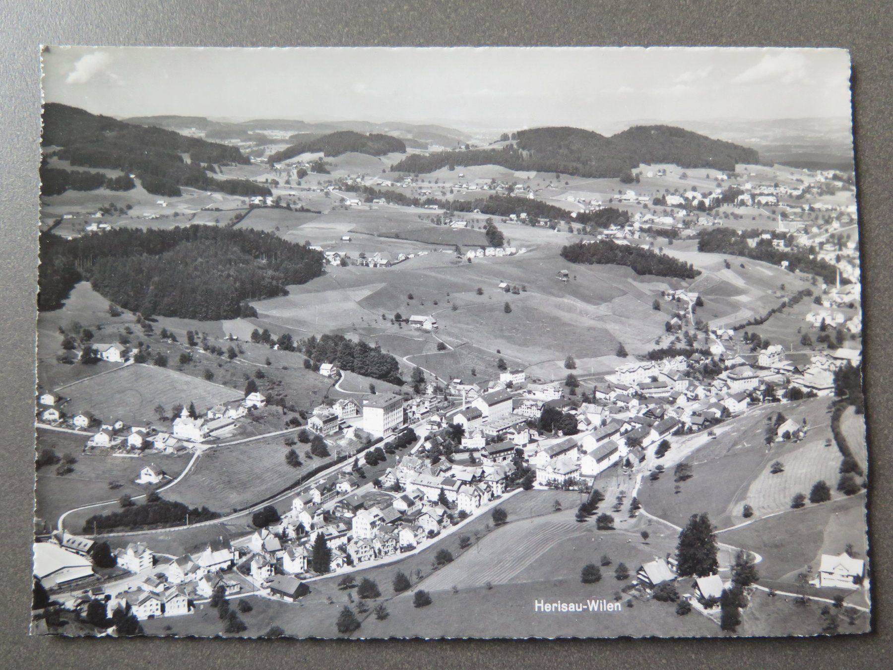 Cartoline postali: HERISAU-WILEN - FLUGAUFNAHME – Usato da Wittenbach venduto da lipasal