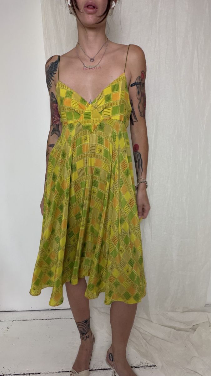 Robes: Wayne Cooper Dress 100% Silk – D'occasion à Knonau par Grapesvintage 6