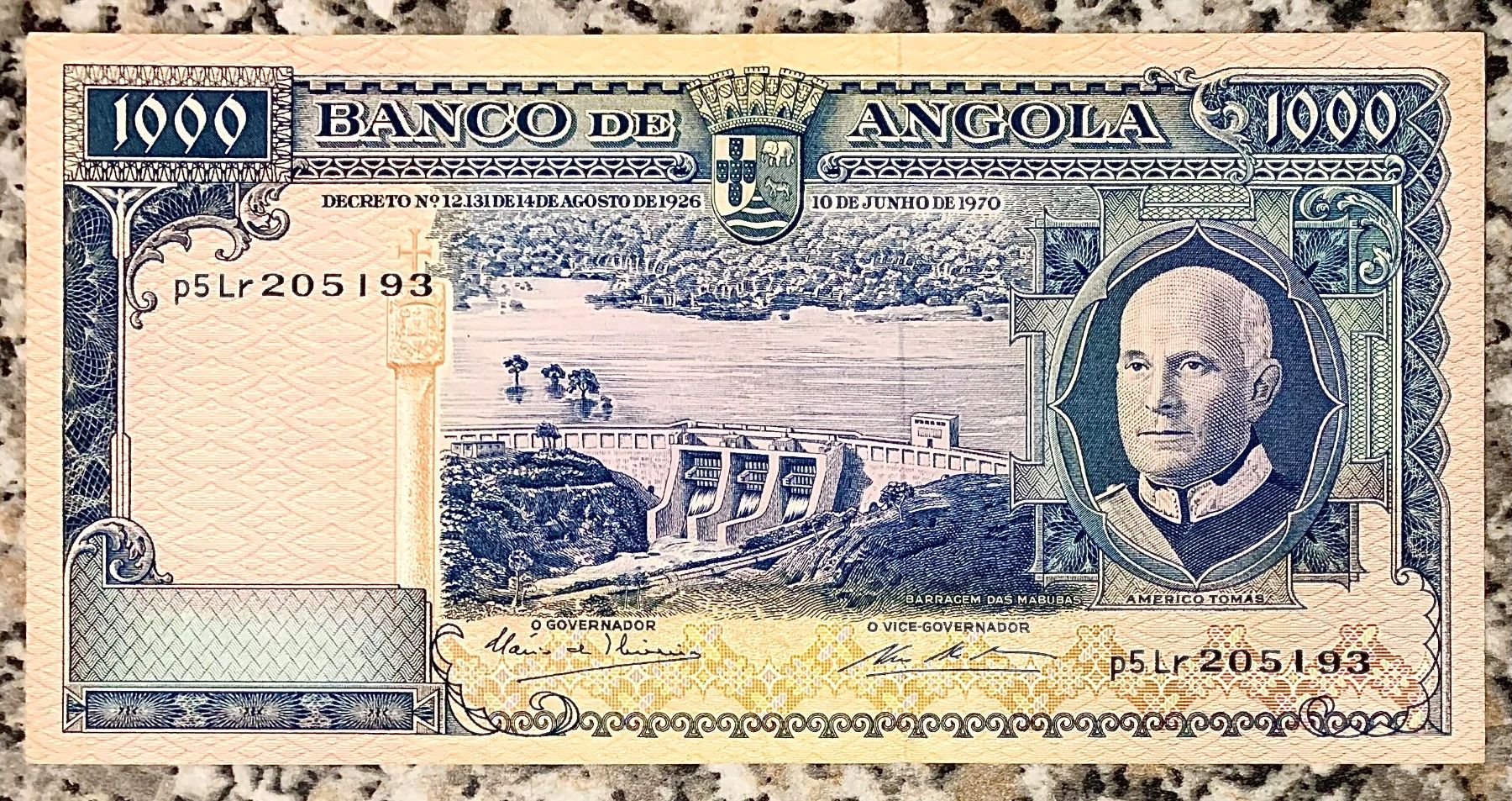 Banconote: 1000 Escudos Angola 1970!!! aUNC!!! – Nuovo (secondo la descrizione) da Oberentfelden venduto da NunoLouro