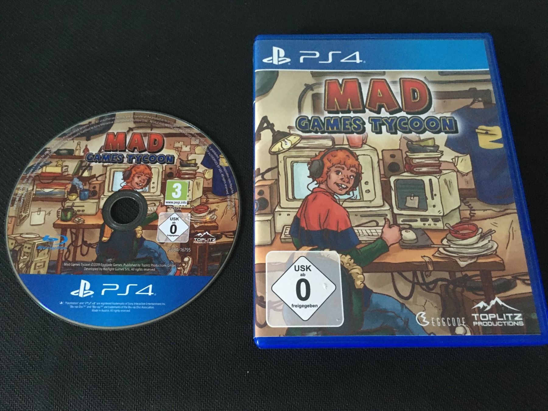 Sony Giochi: Mad Games Tycoon für PS4 – Usato da St.Gallen venduto da sjosjo