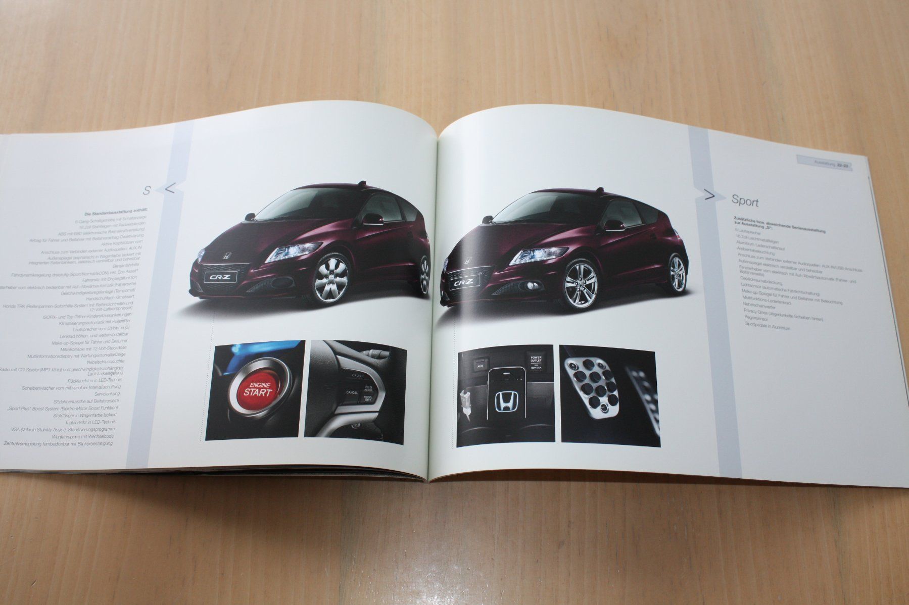 Honda Documenti: Honda CR-Z Prospekt 4/2013 – Usato da Wikon venduto da erwin400 7
