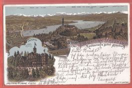 Uetliberg bei Zürich - Annaburg - Litho 1900