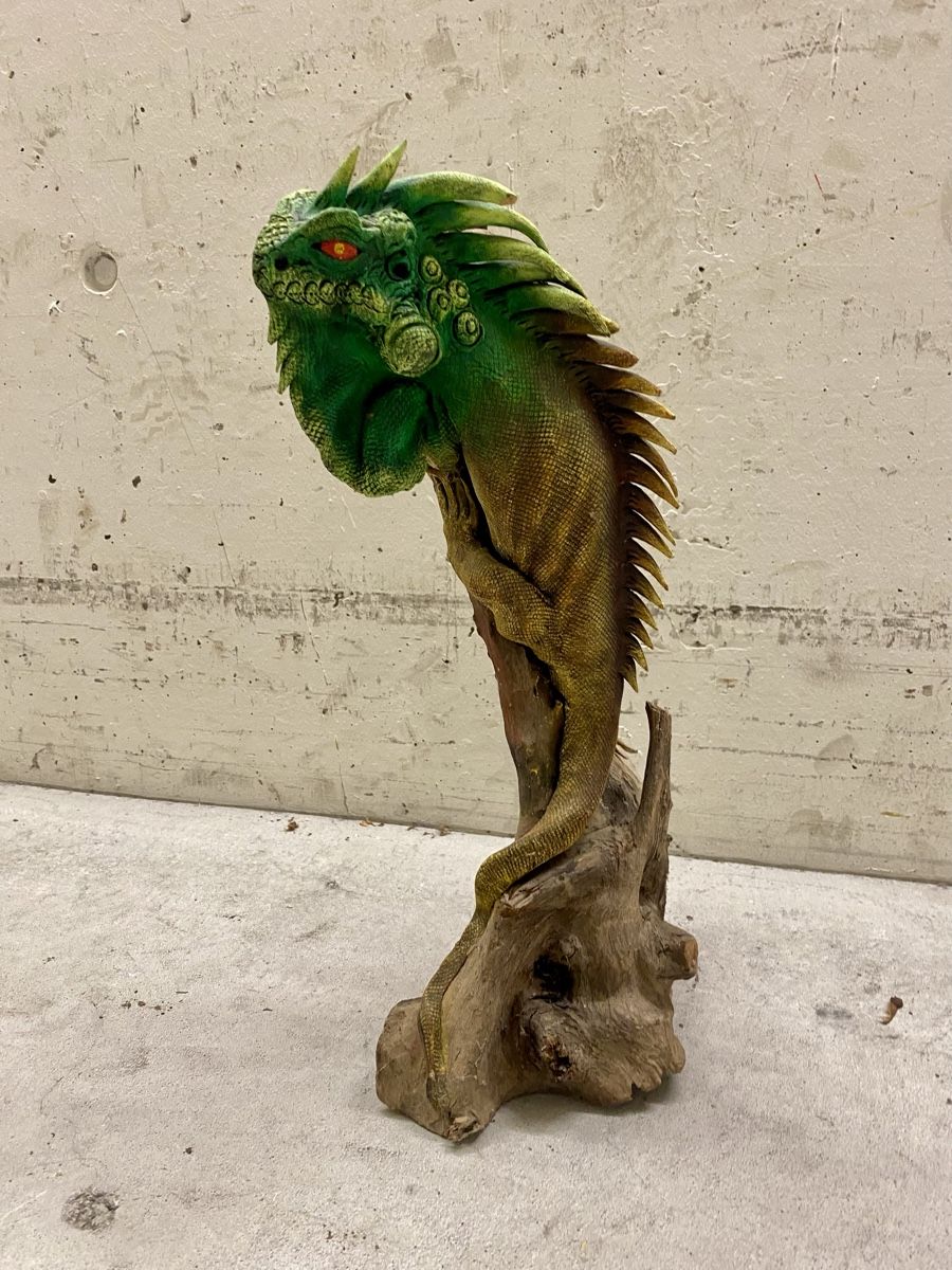 Skulpturen & Statuen: Leguan auf Treibholz – Gebraucht aus Rickenbach ZH von Der-Insider 1