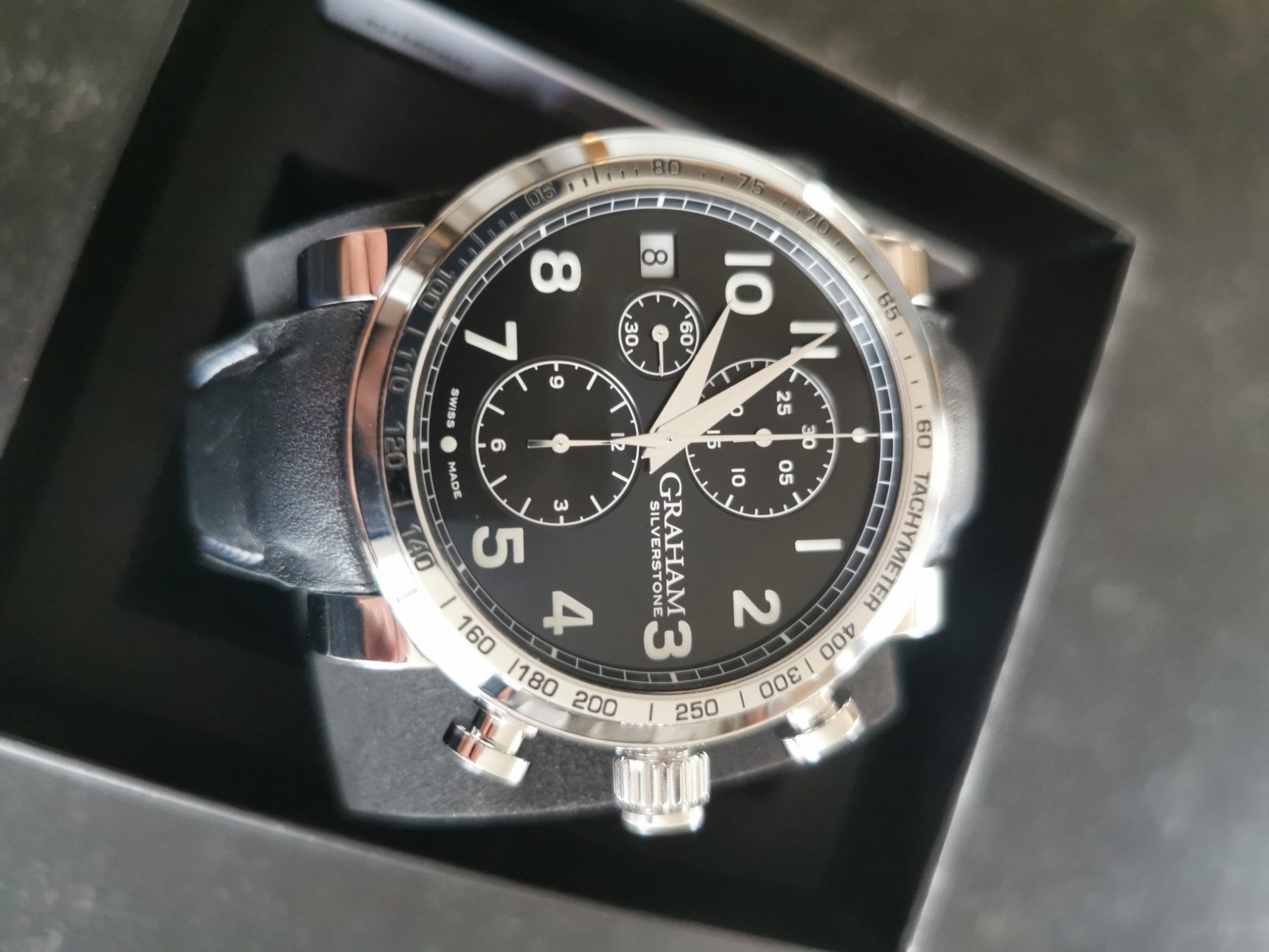 Graham Orologi: Graham Silverstone Neu Chrono Einmalig – Nuovo (secondo la descrizione) da Bellmund venduto da amgam 3
