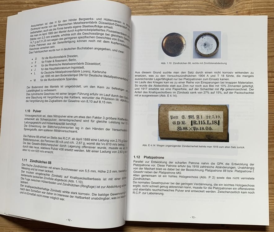 Buch Von der Patrone 88 zur Patrone S 6