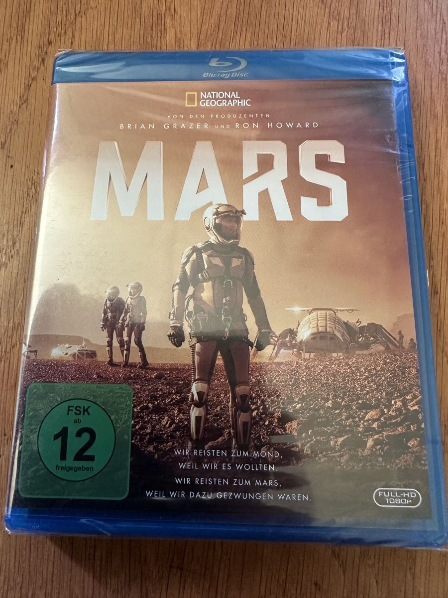 Tutti i DVDs: Mars National Geographic Bluray von Ron Howard – Nuovo e nell'imballaggio originale da Benken ZH venduto da Audi-erich