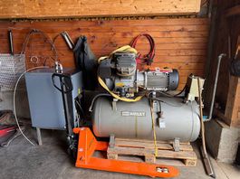 Atlas Copco LE 11 Kompressor 500l mit Kältetrockner