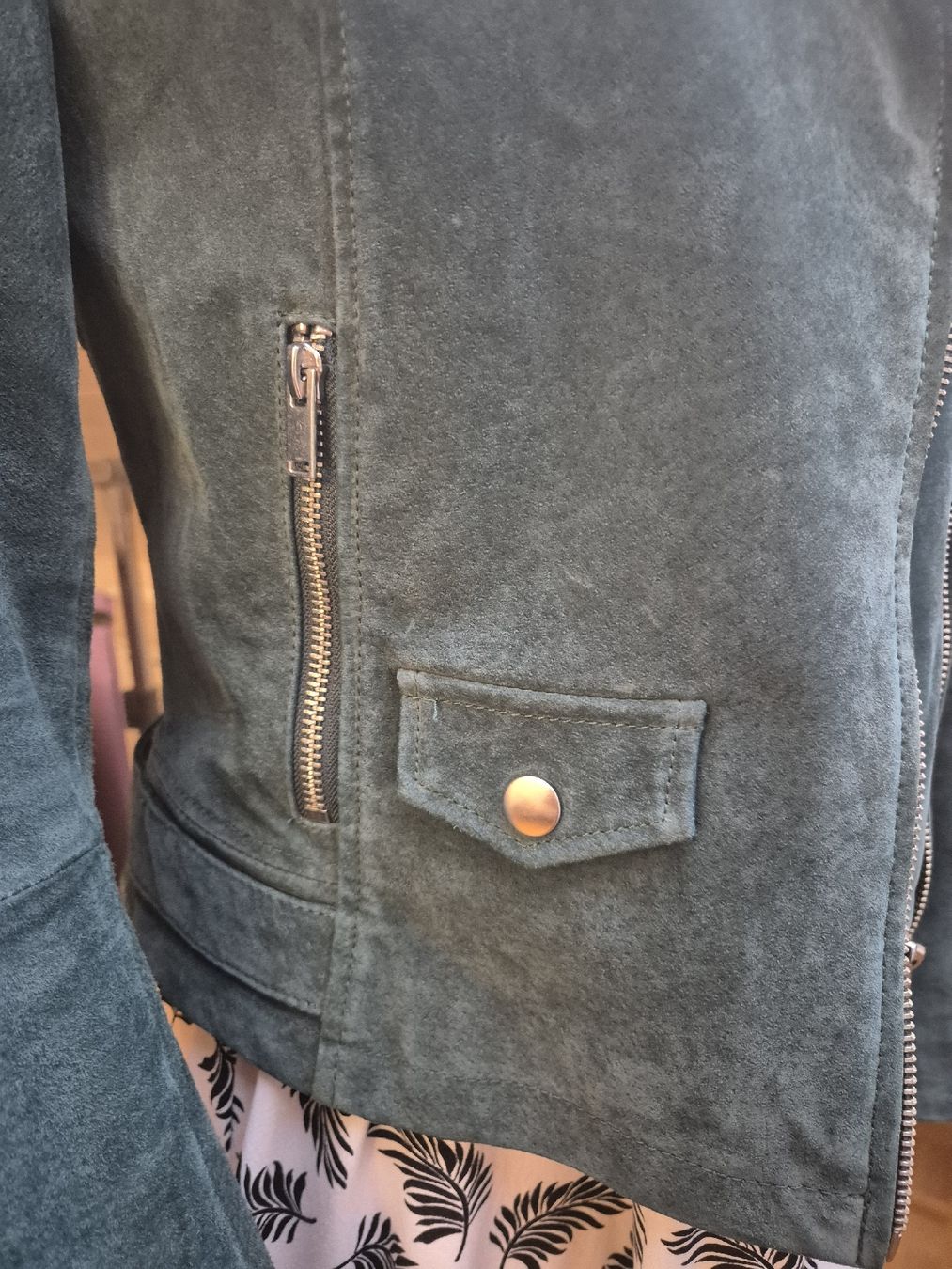 Giacche: Bikerjacke grün – Usato da Obfelden venduto da _Alicja_ 1