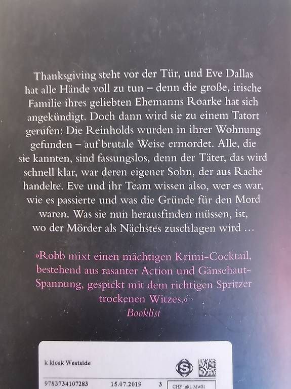 Bücher: J. D. Robb - Nora Roberts – Gebraucht aus bern von jeannie2006 4