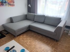Sofa grau 3-Sitzer