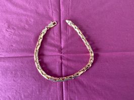 Goldene Arm kette Massive ungetragene 750 Gold plattiert NEU