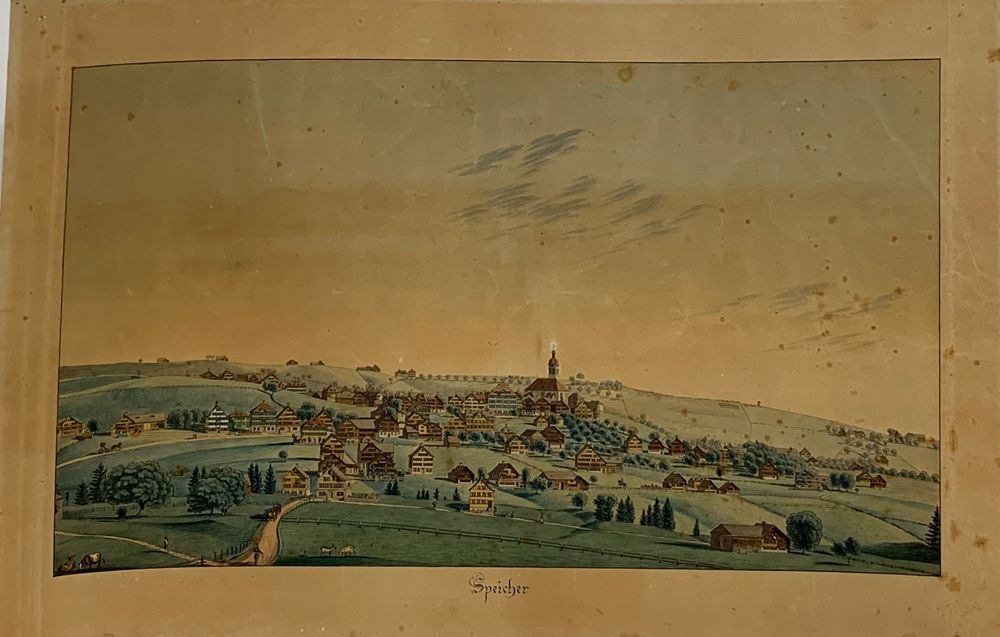 Johann Ulrich Fitzi (17981855) Aquarell Kaufen auf Ricardo