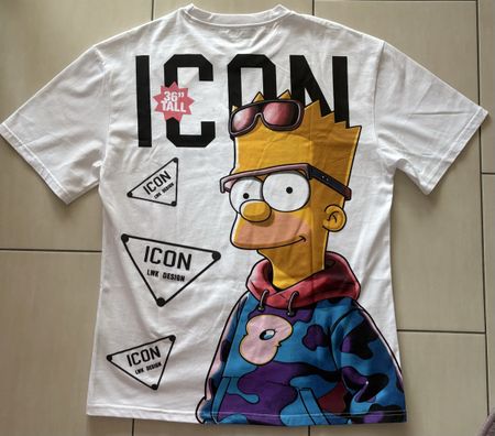 🔥 ICON Bart Simpson T-Shirt Herren Gr. L – NEU