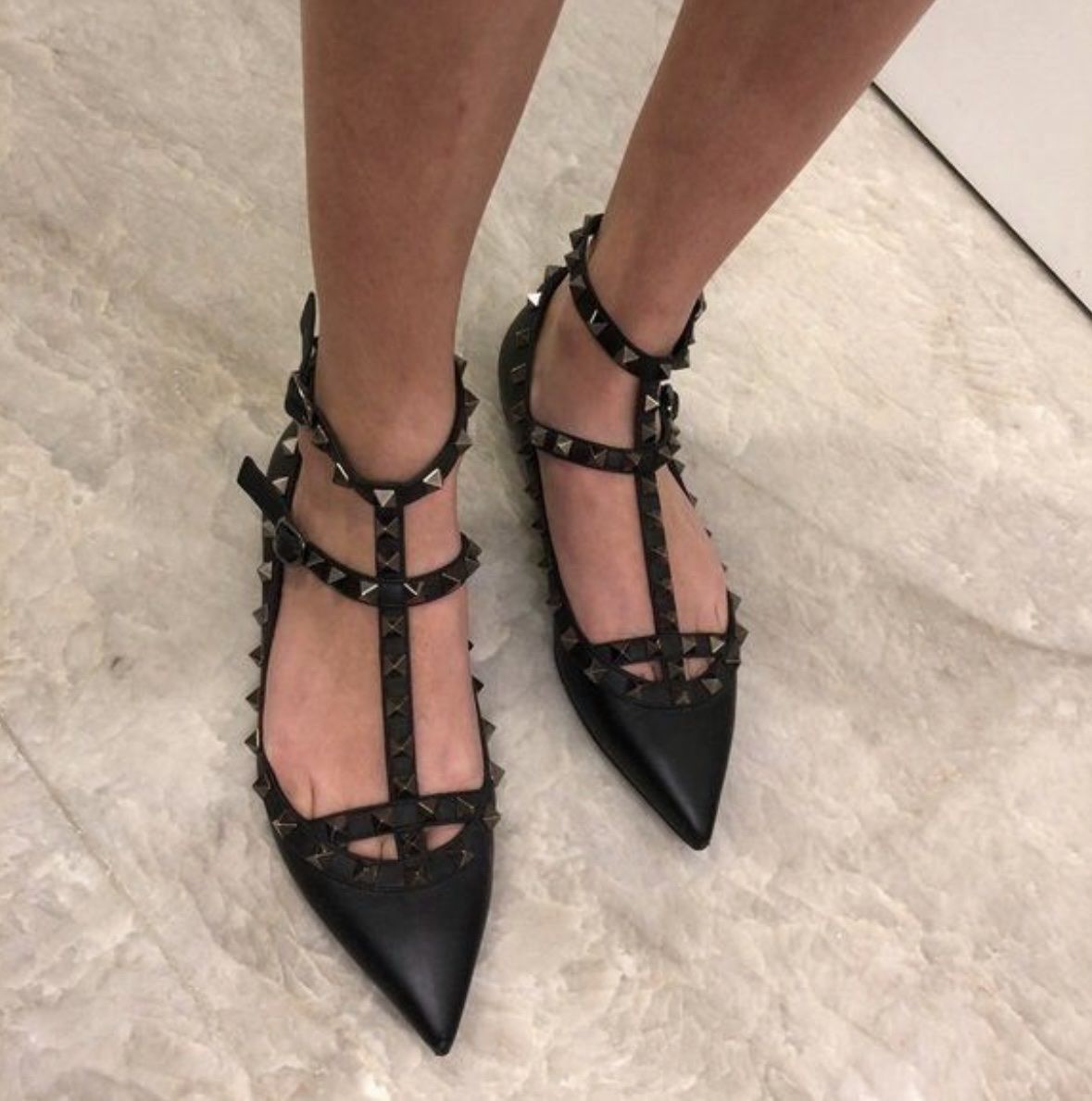 Valentino Scarpe da donna: Valentino soblack Rockstud Ballet Flats - size 35,5-36 – Usato da Schwyz venduto da ann_5w8m 2