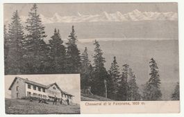AK Chasseral et le panorama, animiert, 1916
