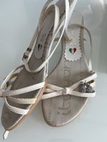 Sommerliche Sandalen weiss Gr. 38 Made in Italy 