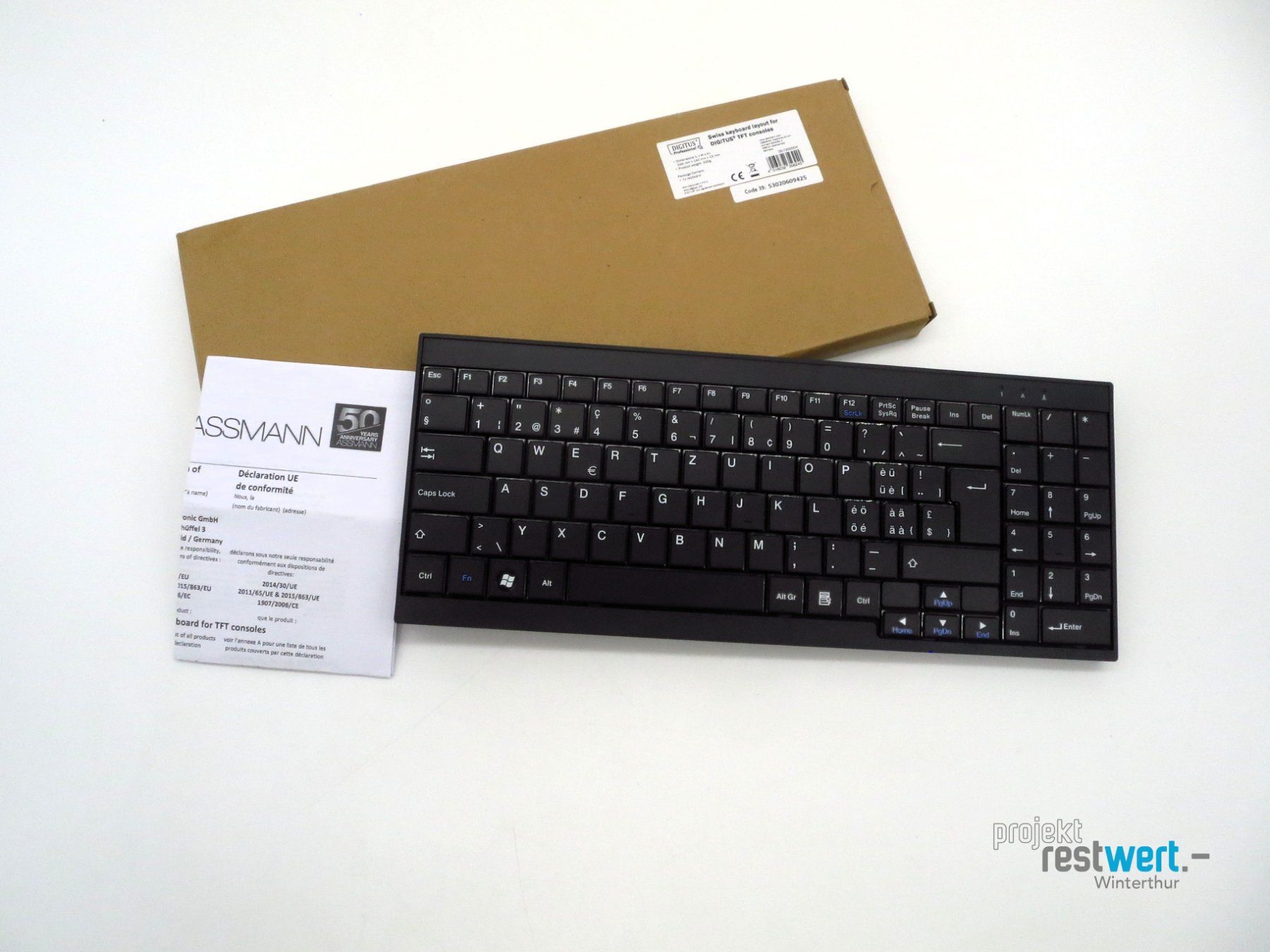 Tastiere: DIGITUS DS-72000CH Tastatur – Nuovo (secondo la descrizione) da Winterthur venduto da Restwert_Winterthur