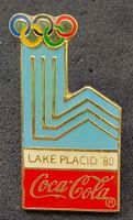 V401 Pin Coca Cola Olympic Games Olympiade - Lake Placid 80