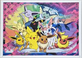 Death NYC Ltd Pop Art Druck " Vuitton Eevee Heroes & Pikachu
