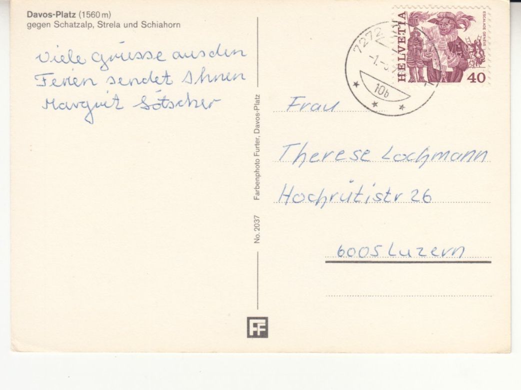 Cartes postales: Davos 1978 – D'occasion à Bürglen TG par StampGraf 1