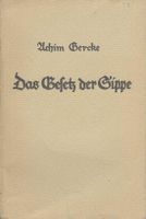 Das Gesetz der Sippe - Achim Gercke 1934