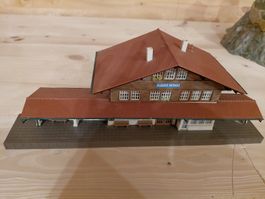 Modellbau: Wunderschöner, detailreicher Bahnhof H0