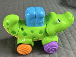 Fisher-Price Krokodil Spielzeug – Rollspielzeug mit Geräusch