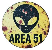 AREA 51  - Blechschild  (neu/OVP)