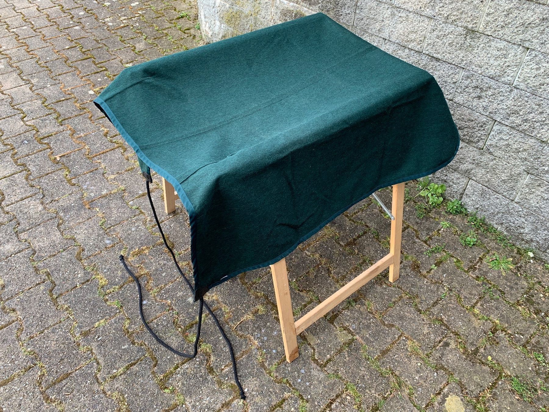 Carrozze: schöne dunkelgrüne Bockdecke – Usato da Feldbach venduto da Olive1 4