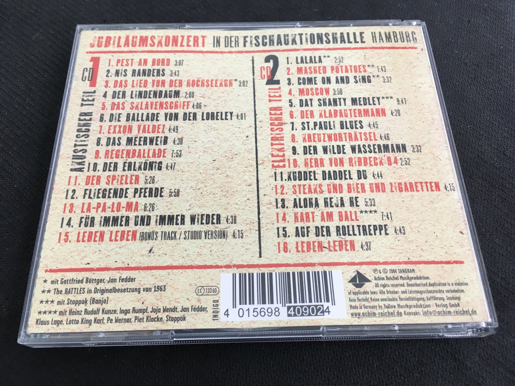 CD: Achim Reichel - 100% Leben -CD- 2cd – Usato da St.Gallen venduto da MedienJoe 2