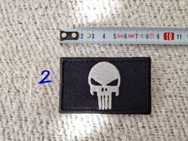 Patch Velcro Klettabzeichen Punisher 2 (neu & ungebr.)