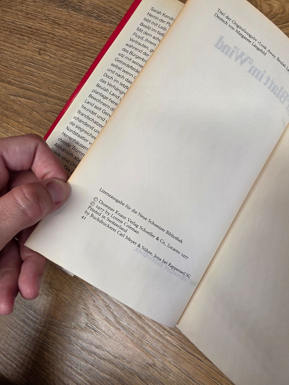 Bücher: Ein Blatt im Wind von Lonnie Coleman – Gebraucht aus Nebikon von Japostyle 2