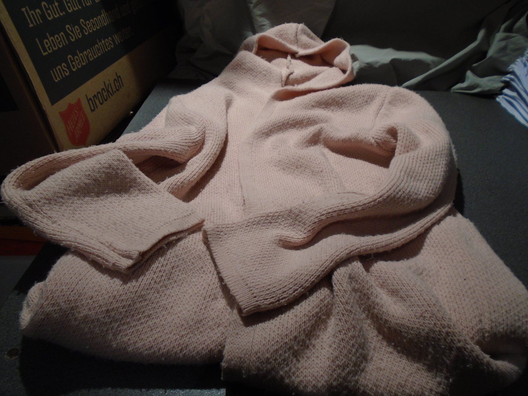 Giacche: Jacke ca. Grösse S, rosa mit Kapuze – Usato da Zürich venduto da abraxas1291