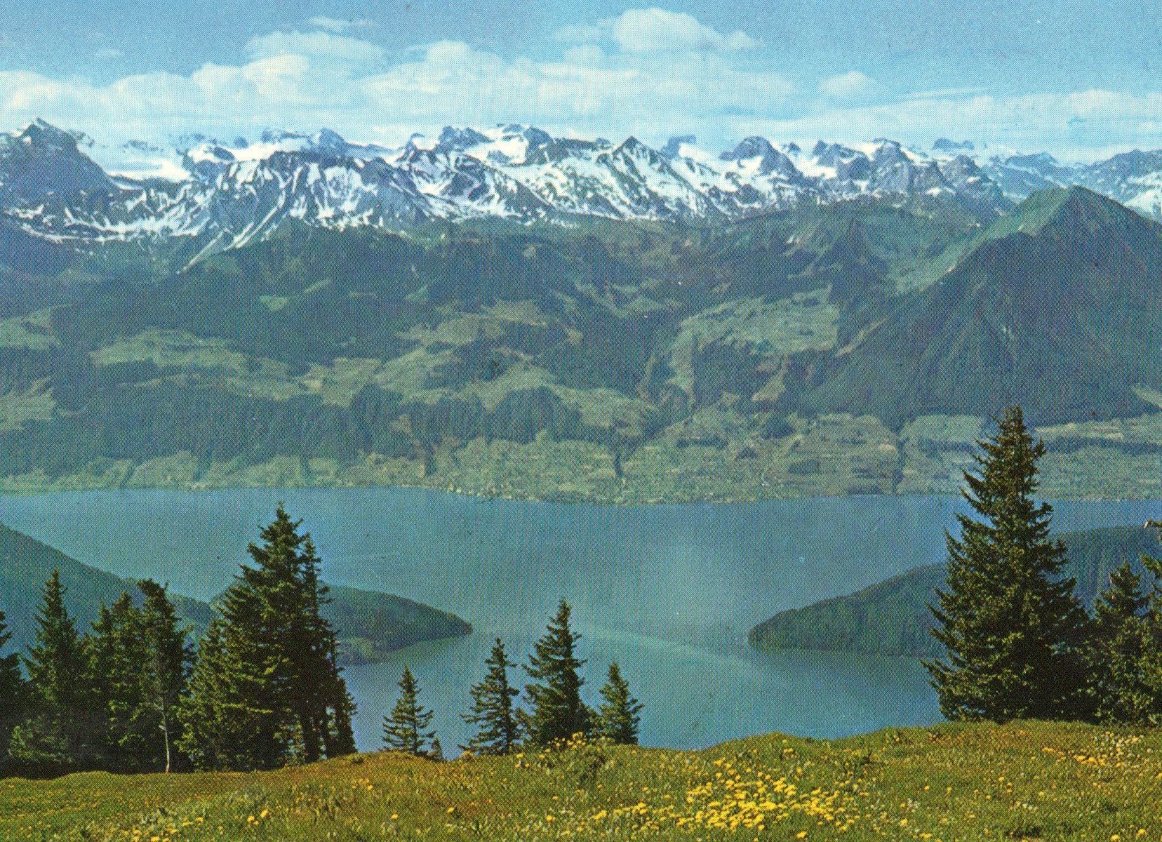 Ansichtskarten: Blick vom Rigi auf Vierwaldstättersee – Neu (gemäss Beschreibung) aus Melano von pisonsdro