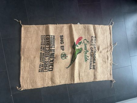 Kaffeesack "Esmeralda" aus Mexico, Top Zustand! Unikat