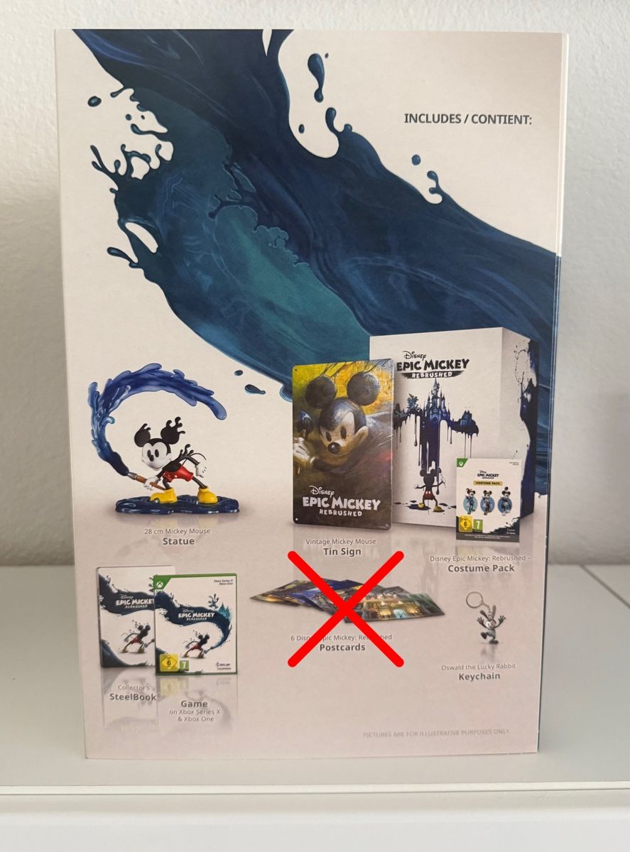 Disney Spiele: Epic Mickey Rebrushed CE Xbox Series Edition 0784/5000 – Neu (gemäss Beschreibung) aus Bätterkinden von Tuni205 2