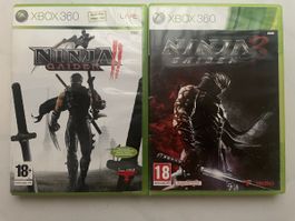 Xbox 360 Ninja Gaiden 2 und 3 Spiele im Set guter Zustand