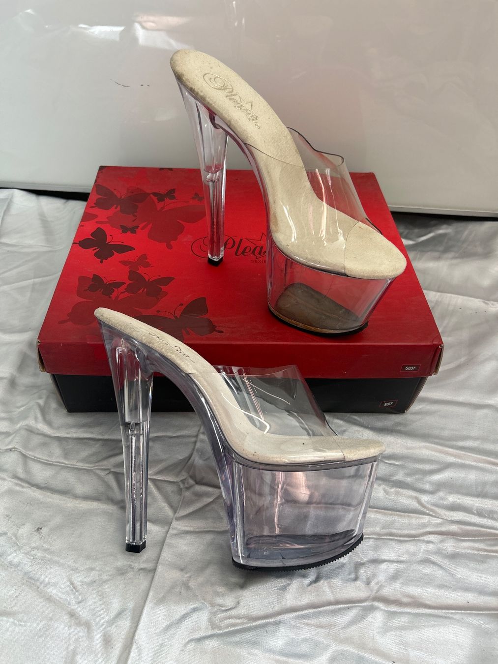 Scarpe da donna: Pleaser Heels Platform Plateau Gr 37 Neu – Nuovo e nell'imballaggio originale da Regensdorf venduto da Spyke55