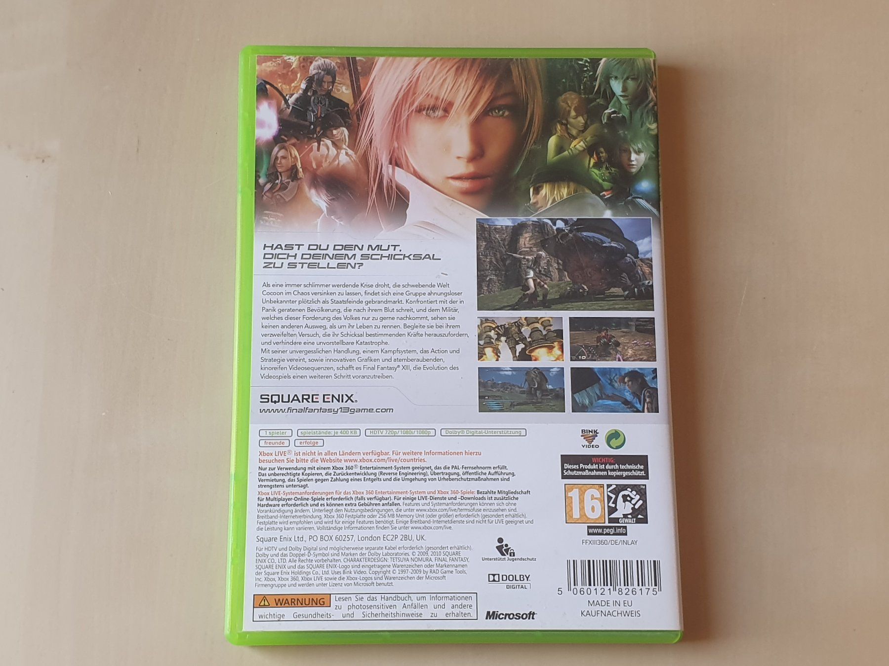 Microsoft Giochi: Final Fantasy XIII – Usato da Stansstad venduto da collectorsshop 1