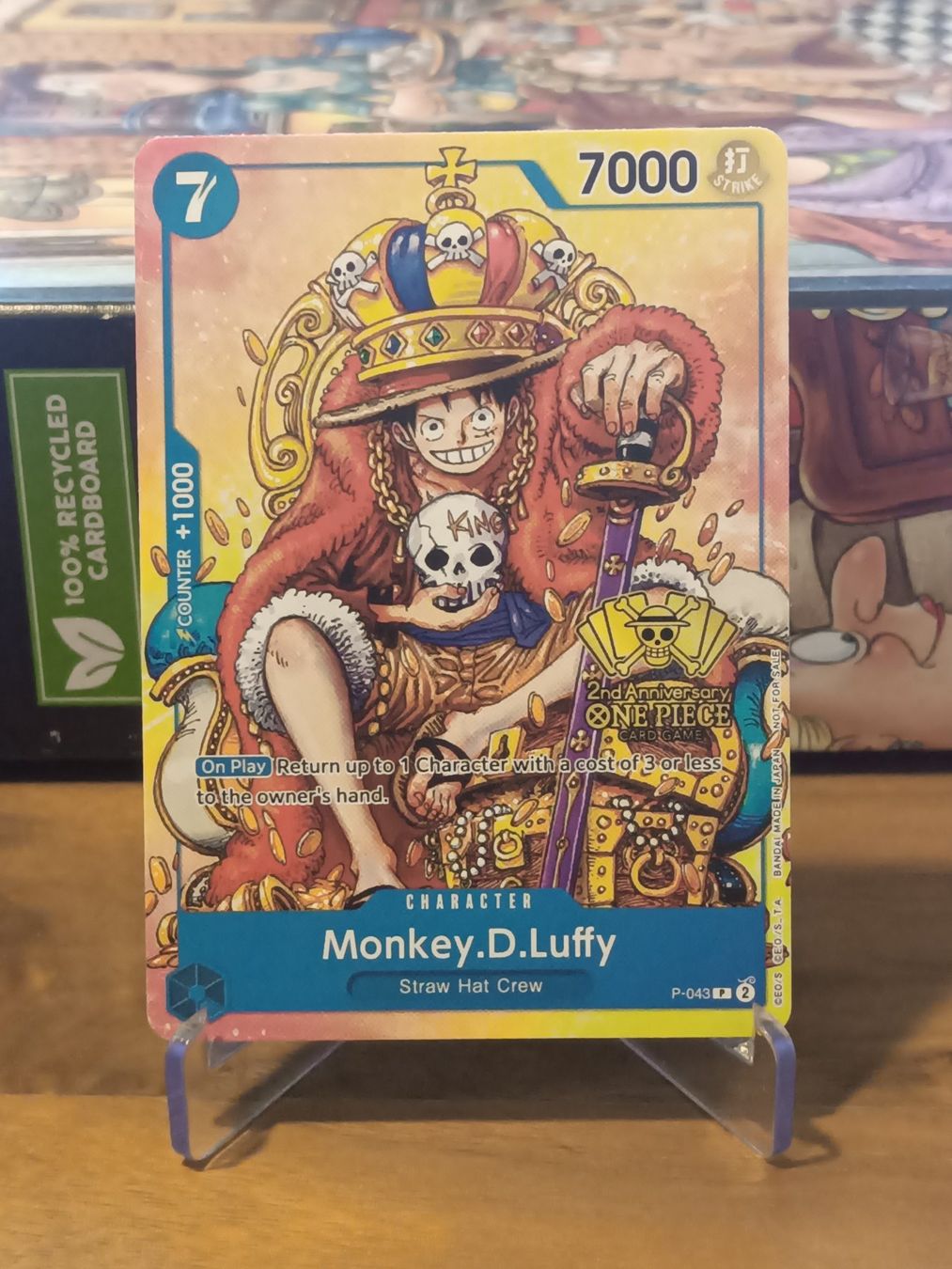 Bandai Sammelbilder & Trading cards: One Piece Card Game: Monkey D. Luffy - P-043 – Neu (gemäss Beschreibung) aus Wettingen von Legends_of_Baden_TCG