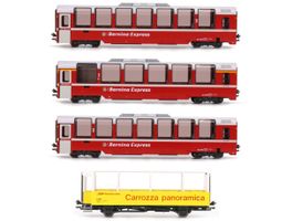 Kato 10-1656 N Personenwagenset Bernina Express RhB