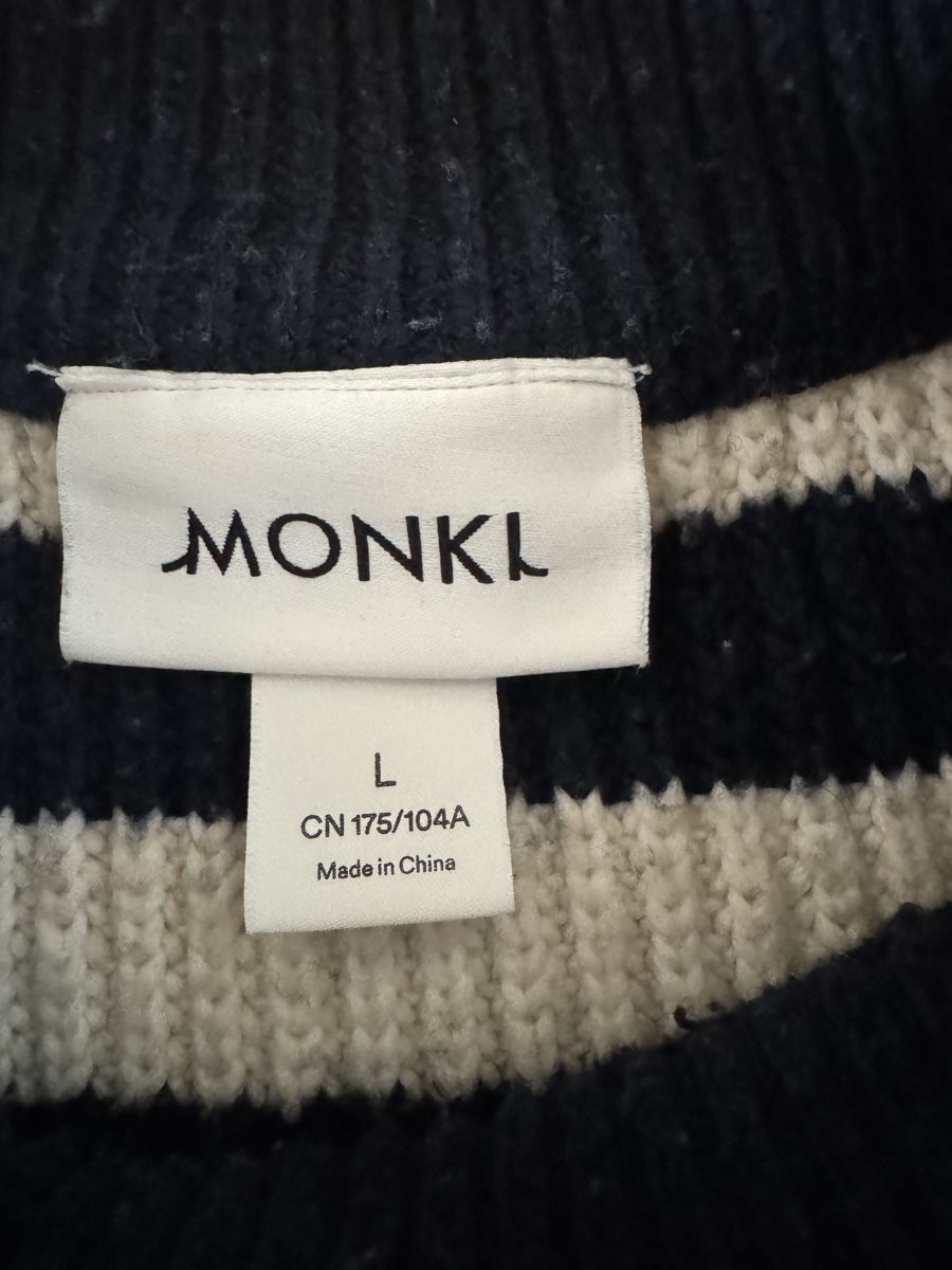 Monki Pulls & Sweat-shirts: Monki Strickpullover gestreift Schwarz Beige Gr. L – Neuf (Voir description) à Weisslingen par lar_r9qr 1
