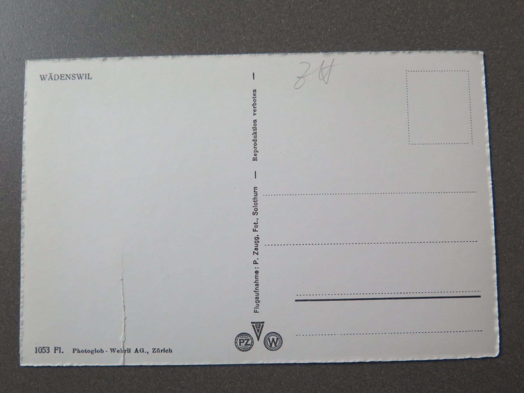 Cartoline postali: WÄDENSWIL - FLUGAUFNAHME – Usato da Wittenbach venduto da lipasal 1