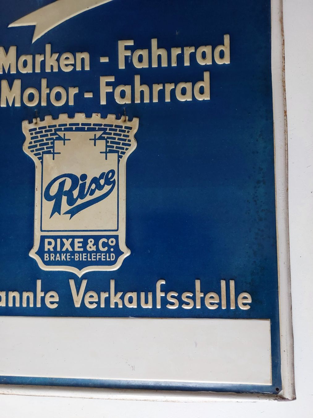 Sachs Schilder: Blechschild Rixe Fahrrad Mofa plaque tôle – Gebraucht aus Schenkon von Elbarto007 5
