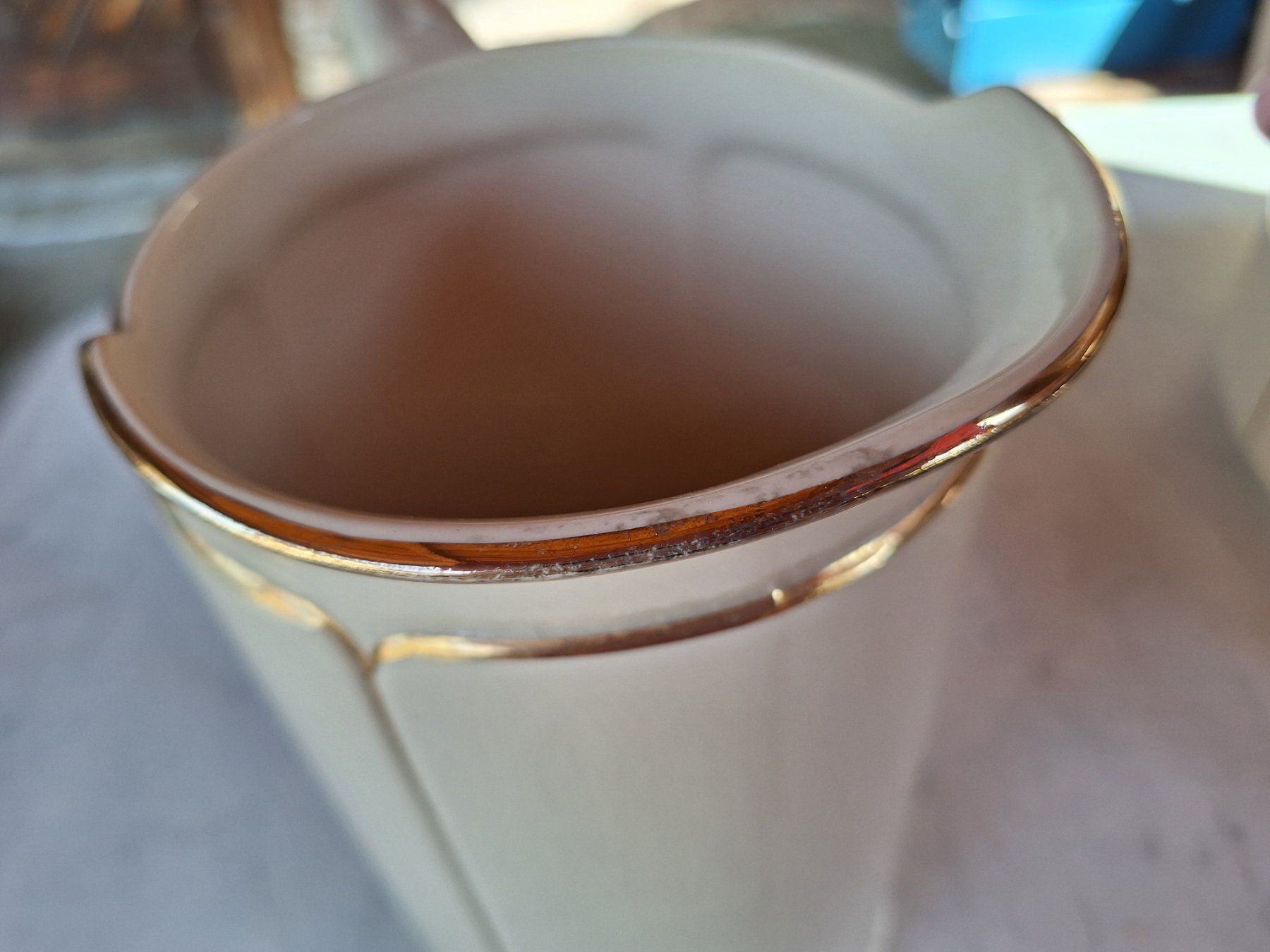 Ciotole: ANTIKES WASCHSET IN CREME-GOLDFARBEN – Usato da Huttwil venduto da Kunterbuntli 3