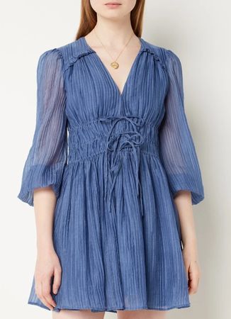 Maje Kleid, Gr. 36, blau, perfekt für den Sommer!