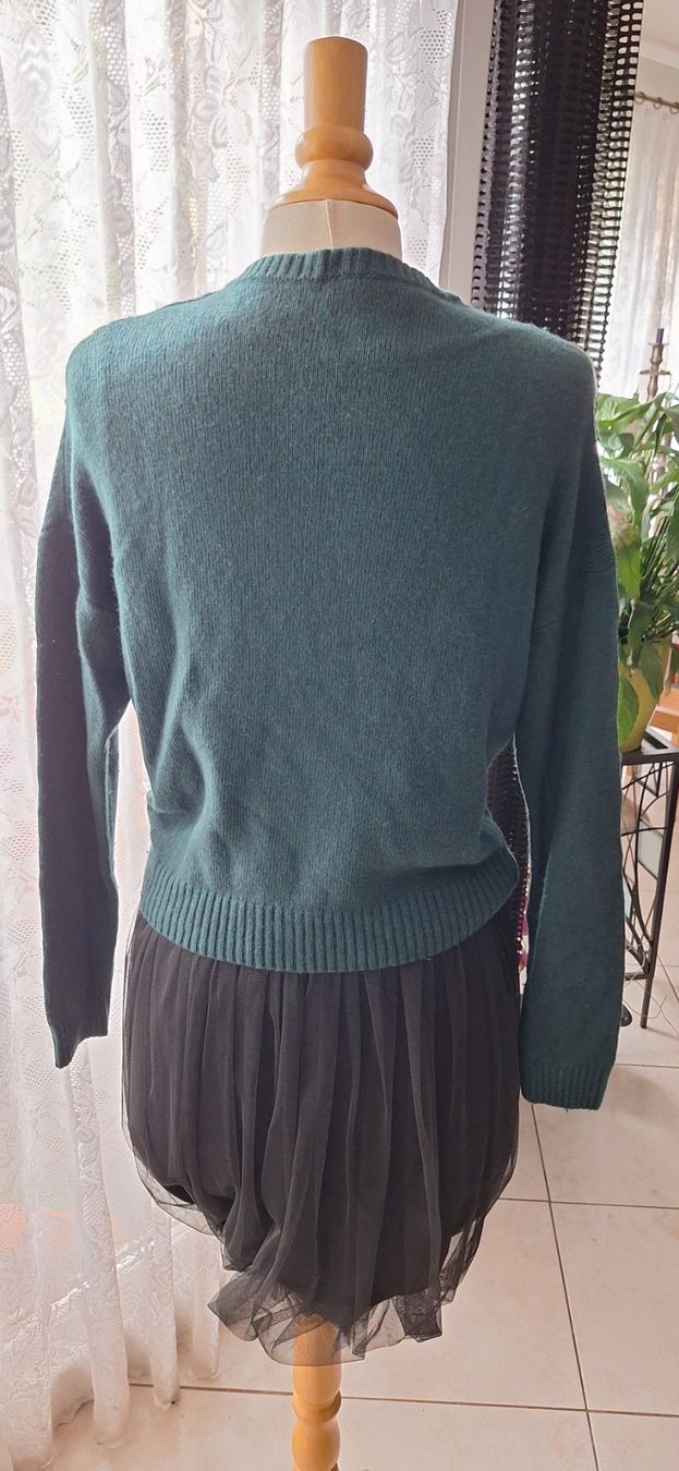 Pullover & Sweatshirts: Pull vert foncé , taille 36 – Gebraucht aus St-Triphon von Jldr0 1