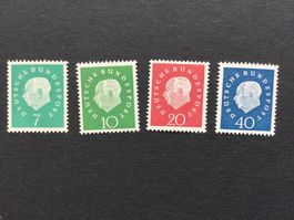 BRD 1959 Heuss Serie postfrisch **