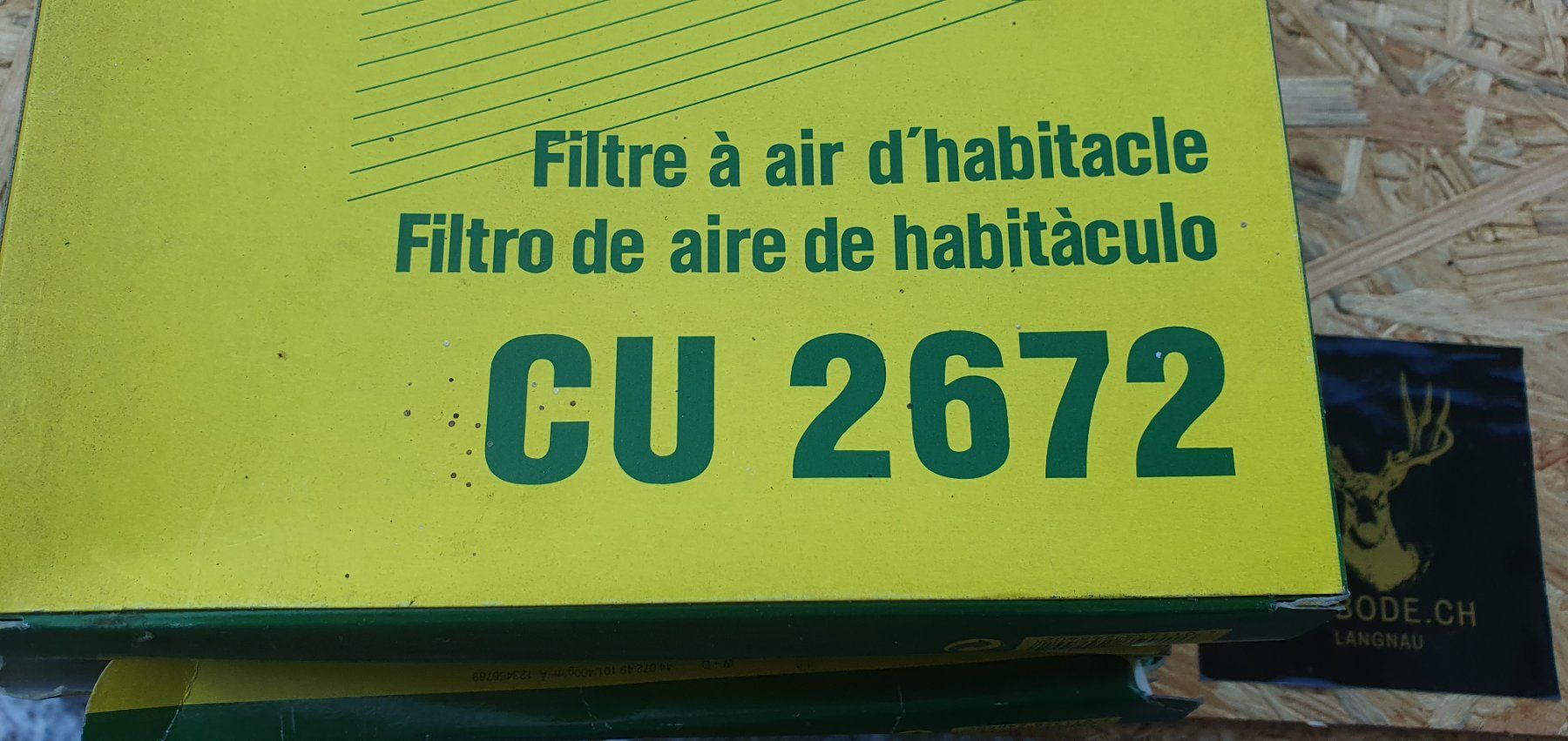Tutti pezzi di ricambio auto: MANN Filter CU 2672 Innenraumfilter, Neu! – Nuovo e nell'imballaggio originale da Langnau i. E. venduto da Superseven69 1
